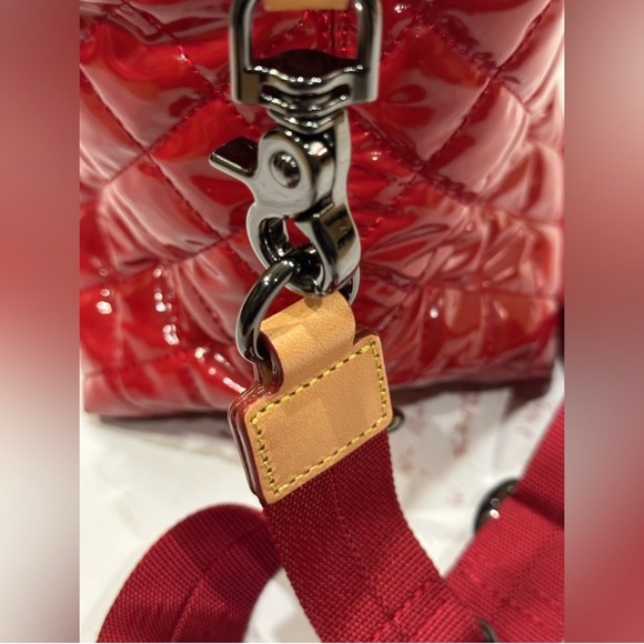 MZ Wallace Rouge Lacquer Small Metro Deluxe Bag - Picture 11 of 16